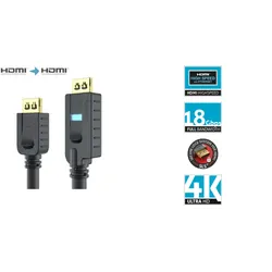 PureLink PI2010-050 - Aktives HDMI Kabel 4K 18Gbps - PureInstall 5,0m - Schwarz