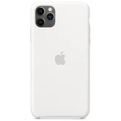 iPhone 11 Pro Max Silicone Case weiß