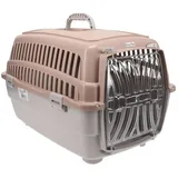 GarPet Transportbox Hunde Katzen Kaninchen Transport Auto Box Korb Hundebox Katzenbox extra viele Luftschlitze sicheres Schloss
