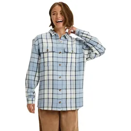 Roxy Let It Go Flannel Hemd blublizz mariachi plaid s Gr. M