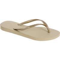 Zehensandalen Damen - Havaianas Slim beige, beige, 37