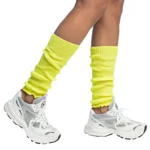 Boland - Beinwärmer für Erwachsene, Unifarben, Einheitsgröße, Stulpen, Socken, Overknees, 80er Jahre, Kostüm, Karneval, Mottoparty