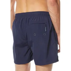 Bruno Banani Badeshorts Wave Line 2.0 in Marine Polyester, Large Herren,
