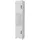 [en.casa] Rautrina Hochschrank 180 x 35 x 30 cm Weiß Holz, Spanplatte