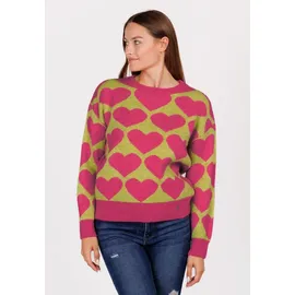 KEY LARGO Rundhalspullover Pink XL