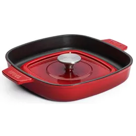 WOLL Iron Steakpfanne 24 x 24 cm rot