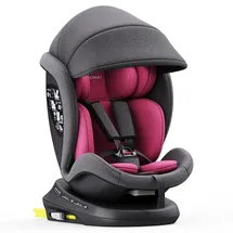 XOMAX 946i Kindersitz drehbar 360° mit ISOFIX, Liegefunktion I mitwachsend I 0-36 kg, 0-12 Jahre, Gruppe 0/1/2/3 I 5-Punkt-Gurt und 3-Punkt-Gurt I Bezug abnehmbar, waschbar I ECE R129