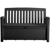 Keter Gartenbank >>Patio<< mit Stauraum, Truhenbank Kissenbox Auflagenbox Bank