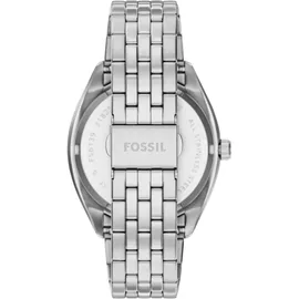 Fossil Campbell Herren 42MM Silberfarbene Edelstahluhr, FS6139