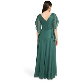 Vera Mont Abendkleid Glitzer-Look Grün/Grau 38