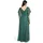 Vera Mont Abendkleid Glitzer-Look Grün/Grau 38