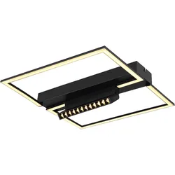 LED-Deckenleuchte Maxwell Opal/Schwarz max. 35 Watt Deckenlampe