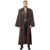 Star Wars Kostüm Anakin Skywalker Kostüm Jedi Kostüme für Erwachsene Braun L