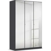 Rauch Drehtürenschrank »Reflect«, mit Spiegelfront, inkl. praktischer Inneneinteilung und Stoffboxen-Set Grau