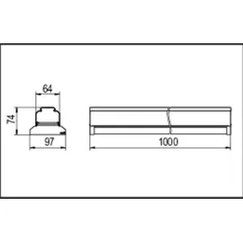 Ridi Ridi-Leuchten LED-Geräteträger VLGFS1001-7 #1561198