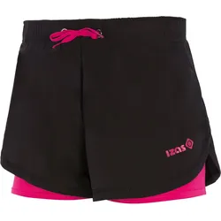 Izas FRISIA Damen-Laufshorts FRISIA SCHWARZ|fuchsienrosa XLT