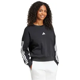 adidas Essentials 3-Stripes Sweatshirt Schwarz/Weiß XL