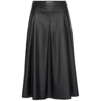 LASCANA Faltenrock Damen Schwarz 42