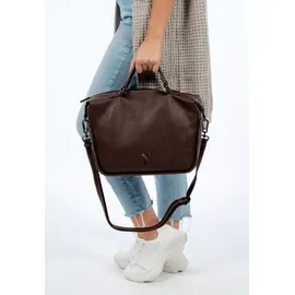 SURI FREY Umhängetasche Gitty Bowlingbag Brown dunkelbraun - Dunkelbraun