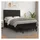 vidaXL Boxspringbett 140 x 200 cm Schwarz