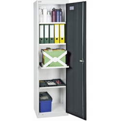 Stumpf Werkzeug- und Materialschrank 3000, RAL 7035/7016, 4 Wannen