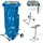 DEMA Müllsackständer 120 l Silber
