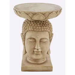 Beistelltisch HEINE HOME, beige (natur), B:39cm H:47,5cm T:39cm, Tische