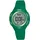 Lorus R2391PX9 34 mm Digitalgehäuse grün Silikonarmband grün One Size