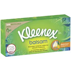 Kleenex Balsam Taschentücher-Box, 56 Blatt