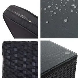 Mendler HWC-D21 Lounge-Set anthrazit/dunkelgrau