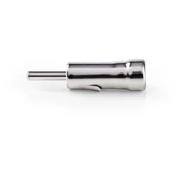 Nedis Auto-Antennenanschluss - Gerade - Stecker - Kupfer - 50 Ohm - Drücken Sie auf - Metall - Silber - 10 Stück - Umschlag