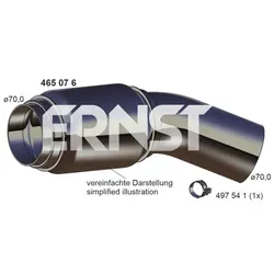 ERNST Reparaturrohr, Katalysator Flexrohr, Abgasanlage Katalysator,Flexrohr,  für BMW 18307795868 465076