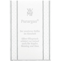 WMF Silberputztuch für Besteck 36 x 30 cm, Silberpflegetuch mit Anlauffschutz, schnelle Pflege für z.B. Silberbesteck, Reinigungstuch