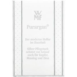 WMF Silberputztuch für Besteck 36 x 30 cm, Silberpflegetuch mit Anlauffschutz, schnelle Pflege für z.B. Silberbesteck, Reinigungstuch