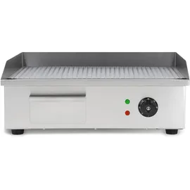 Vertes Grillplatte 3000W 55x35cm silberfarben
