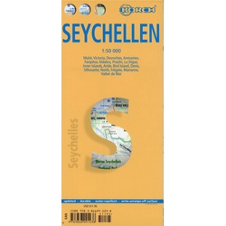 Borch Map Seychellen / Seychelles  Karte (im Sinne von Landkarte)
