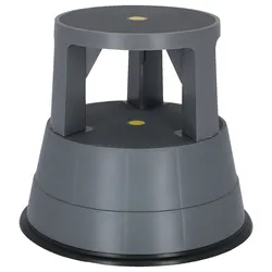 Aranaz MUEBLEAR - Rundhocker Up in Dunkelgrau
