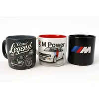 BMW Kaffeetasse 0,3 l Schwarz 3 St.