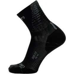 UYN Run Fit Laufsocken mit Cool-Air-Flow Technologie Herren black/mouse 35-38