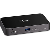 OWC Thunderbolt 4 Hub (Thunderbolt), Dockingstation + USB Hub, Grau,