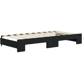 vidaXL Tagesbett 90 x 190 cm Schwarz