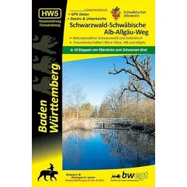 gwp verlag iggingen Schwarzwald-Schwäbische Alb-Allgäu-Weg HW5 - Naturparadiese Schwarzwald und Schönbuch, Traumlandschaften Obere Gäue, Alb