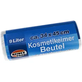 Reinex Kosmetikeimer Beutel 9 Liter, weiß, 7 my 1 Karton = 1440 Stück