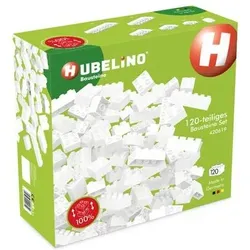 HUBELINO 420619 120-teilige Weiße Bausteine