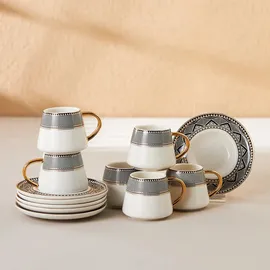 KARACA Espressotasse 0,1 l Weiß 6 St.