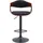 deluke Barhocker NADAN 48 x 50 x 87 cm Walnuss/Schwarz