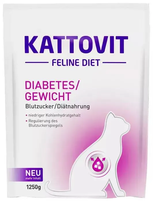 Kattovit Diabetes 1250g Trockenfutter (Rabatt für Stammkunden 3%)