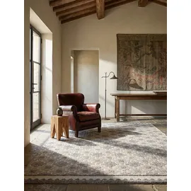 KADIMA DESIGN Teppich mit Geometrischem Mosaik-Muster Grau-Beige | 155x230cm