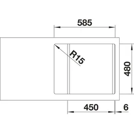 Blanco DINAS 45S Mini 2 B.