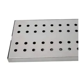 ich-zapfe Tropfblech, Abtropfschale Edelstahl, 400x220x20 mm